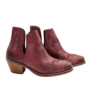 Kickin' Booties in Burgundy-[option4]-[option5]-[option6]-[option7]-[option8]-Womens-Clothing-Shop