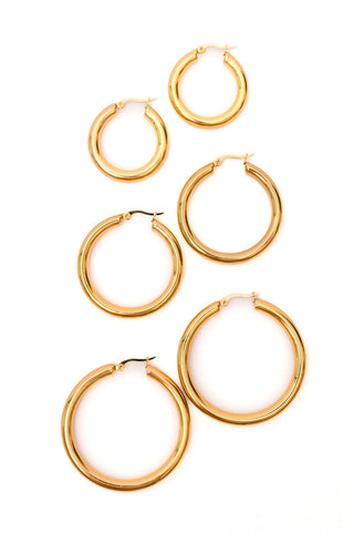 Day to Day Hoop Earrings Set in Gold-OS-[option4]-[option5]-[option6]-[option7]-[option8]-Womens-Clothing-Shop