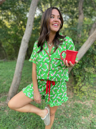 PREORDER: Christmas Candy Pajama Set in Three Colors-[option4]-[option5]-[option6]-[option7]-[option8]-Womens-Clothing-Shop