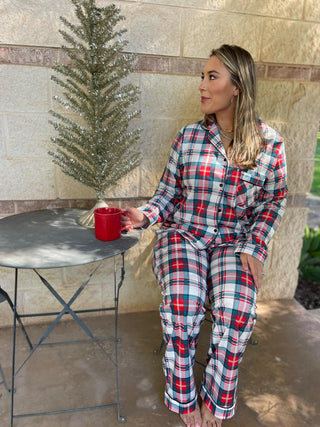 PREORDER: Holiday Plaid Pajama Set-[option4]-[option5]-[option6]-[option7]-[option8]-Womens-Clothing-Shop