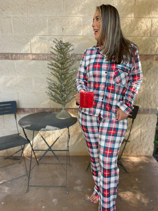 PREORDER: Holiday Plaid Pajama Set-[option4]-[option5]-[option6]-[option7]-[option8]-Womens-Clothing-Shop