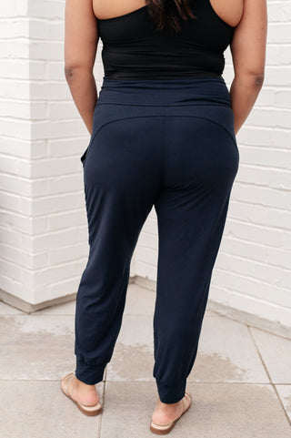 Always Accelerating Joggers in Nocturnal Navy-[option4]-[option5]-[option6]-[option7]-[option8]-Womens-Clothing-Shop