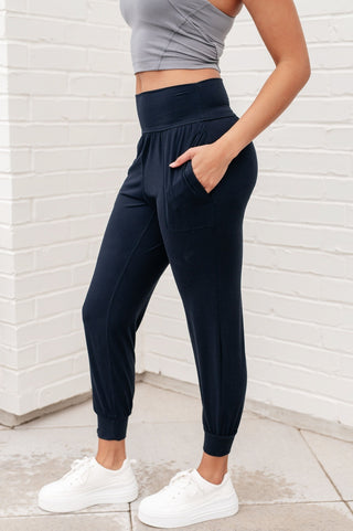 Always Accelerating Joggers in Nocturnal Navy-[option4]-[option5]-[option6]-[option7]-[option8]-Womens-Clothing-Shop