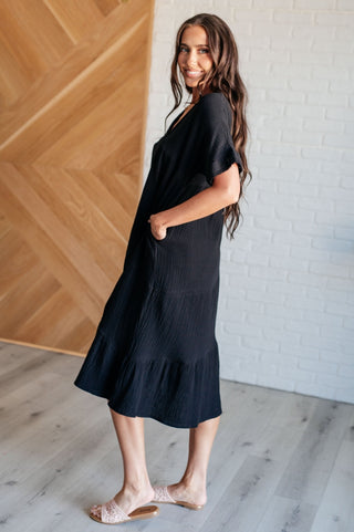 Always Learning Dolman Sleeve Dress in Black-[option4]-[option5]-[option6]-[option7]-[option8]-Womens-Clothing-Shop