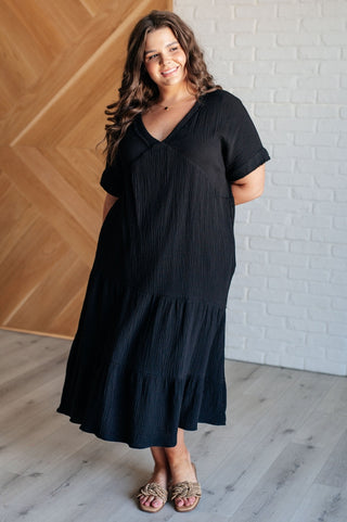 Always Learning Dolman Sleeve Dress in Black-[option4]-[option5]-[option6]-[option7]-[option8]-Womens-Clothing-Shop