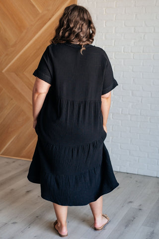 Always Learning Dolman Sleeve Dress in Black-[option4]-[option5]-[option6]-[option7]-[option8]-Womens-Clothing-Shop