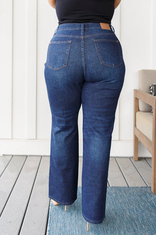 Arlo High Rise Button-Fly Straight Jeans-[option4]-[option5]-[option6]-[option7]-[option8]-Womens-Clothing-Shop