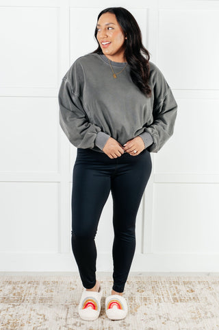 Beyond the Basics Pullover in Ash Black-[option4]-[option5]-[option6]-[option7]-[option8]-Womens-Clothing-Shop