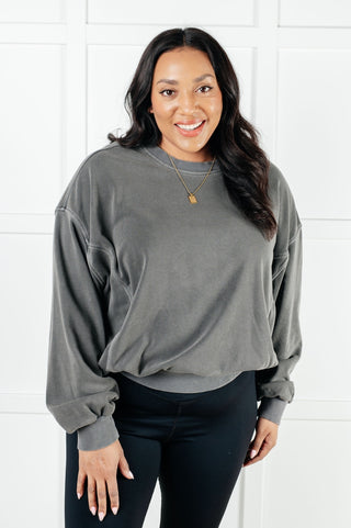 Beyond the Basics Pullover in Ash Black-[option4]-[option5]-[option6]-[option7]-[option8]-Womens-Clothing-Shop