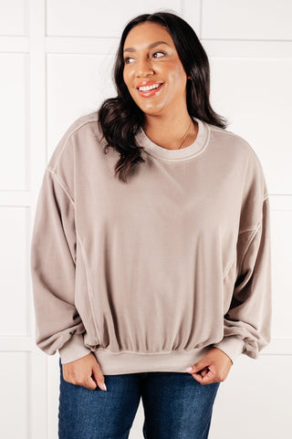 Beyond the Basics Pullover in Ash Mocha-[option4]-[option5]-[option6]-[option7]-[option8]-Womens-Clothing-Shop