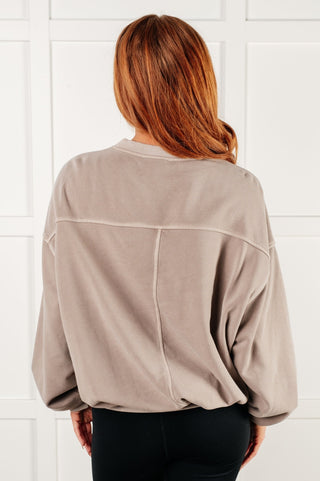 Beyond the Basics Pullover in Ash Mocha-[option4]-[option5]-[option6]-[option7]-[option8]-Womens-Clothing-Shop