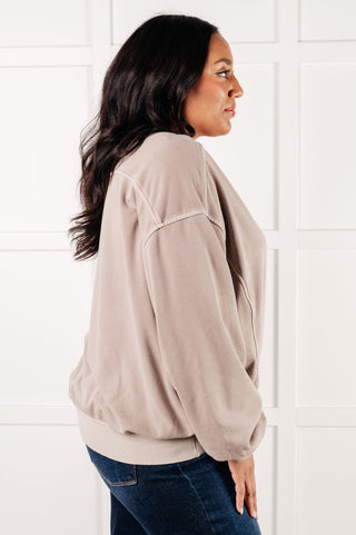 Beyond the Basics Pullover in Ash Mocha-[option4]-[option5]-[option6]-[option7]-[option8]-Womens-Clothing-Shop