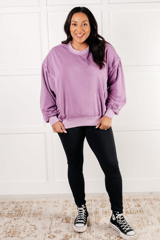 Beyond the Basics Pullover in Violet-[option4]-[option5]-[option6]-[option7]-[option8]-Womens-Clothing-Shop