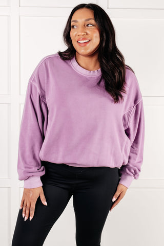 Beyond the Basics Pullover in Violet-[option4]-[option5]-[option6]-[option7]-[option8]-Womens-Clothing-Shop