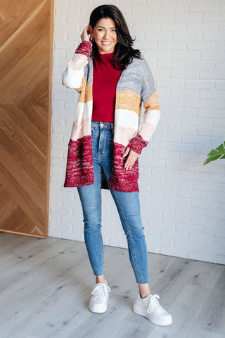 Bring the Warmth Color Block Cardigan-[option4]-[option5]-[option6]-[option7]-[option8]-Womens-Clothing-Shop