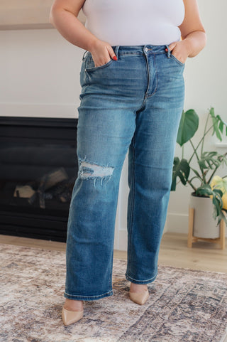 Carrie High Rise Control Top 90's Straight Jeans-[option4]-[option5]-[option6]-[option7]-[option8]-Womens-Clothing-Shop