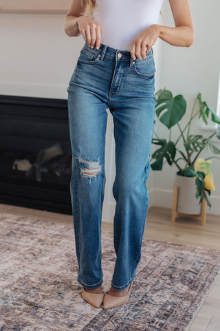 Carrie High Rise Control Top 90's Straight Jeans-[option4]-[option5]-[option6]-[option7]-[option8]-Womens-Clothing-Shop