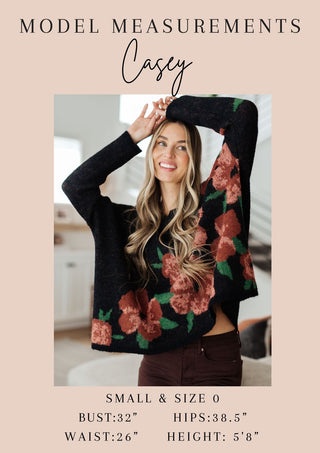 Pulled Together Ditsy Floral Bubble Sleeve Blouse-[option4]-[option5]-[option6]-[option7]-[option8]-Womens-Clothing-Shop