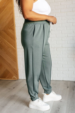 Center Seam Scuba Joggers in Ash Jade-[option4]-[option5]-[option6]-[option7]-[option8]-Womens-Clothing-Shop