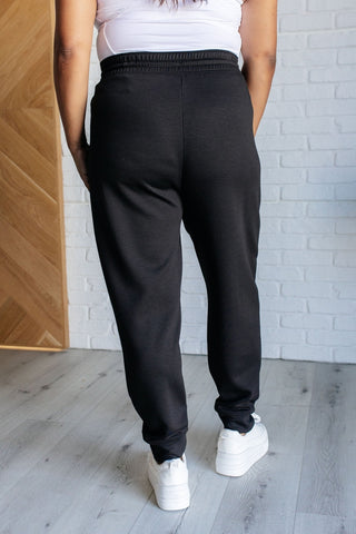 Center Seam Scuba Joggers in Black-[option4]-[option5]-[option6]-[option7]-[option8]-Womens-Clothing-Shop