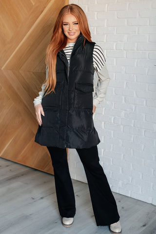 Cold and Calculated Longline Puffer Vest-[option4]-[option5]-[option6]-[option7]-[option8]-Womens-Clothing-Shop