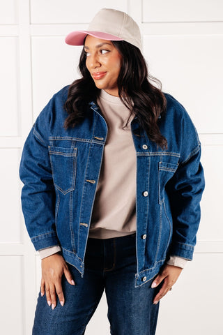 Have We Met Oversized Denim Jacket-[option4]-[option5]-[option6]-[option7]-[option8]-Womens-Clothing-Shop