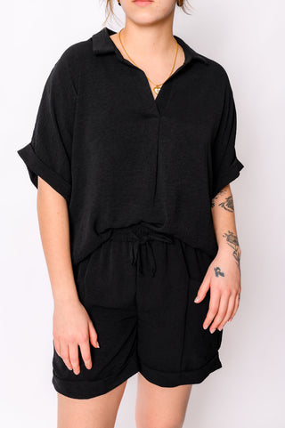 Because I Said So Dolman Sleeve Top in Black-[option4]-[option5]-[option6]-[option7]-[option8]-Womens-Clothing-Shop