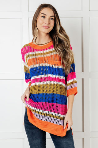 Deep Thoughts Striped Loose Knit Top-[option4]-[option5]-[option6]-[option7]-[option8]-Womens-Clothing-Shop