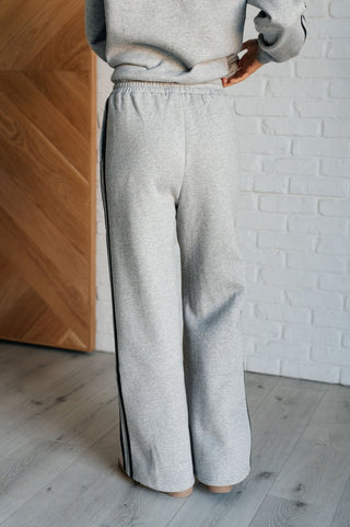 Don't Get Stuck Stripe Detail Sweatpants-[option4]-[option5]-[option6]-[option7]-[option8]-Womens-Clothing-Shop