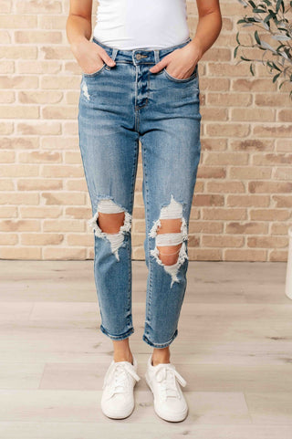 Frankie High Waist Distressed Boyfriend Jeans-[option4]-[option5]-[option6]-[option7]-[option8]-Womens-Clothing-Shop