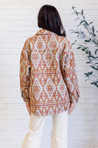 Gather Round Aztec Shacket-[option4]-[option5]-[option6]-[option7]-[option8]-Womens-Clothing-Shop