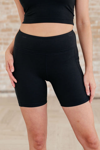 Getting Active Biker Shorts in Black-[option4]-[option5]-[option6]-[option7]-[option8]-Womens-Clothing-Shop