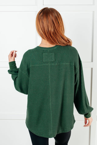 Good Things Are Coming V-Neck Top in Green-[option4]-[option5]-[option6]-[option7]-[option8]-Womens-Clothing-Shop