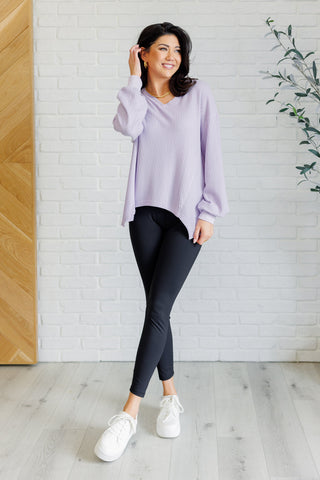 Good Things Are Coming V-Neck Top in Lavender-[option4]-[option5]-[option6]-[option7]-[option8]-Womens-Clothing-Shop