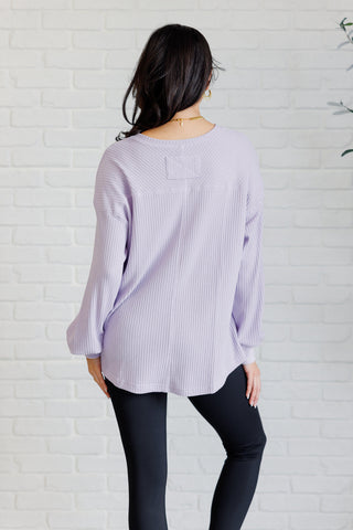 Good Things Are Coming V-Neck Top in Lavender-[option4]-[option5]-[option6]-[option7]-[option8]-Womens-Clothing-Shop