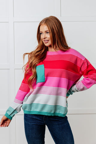 Gradual Feelings Striped Sweater-[option4]-[option5]-[option6]-[option7]-[option8]-Womens-Clothing-Shop