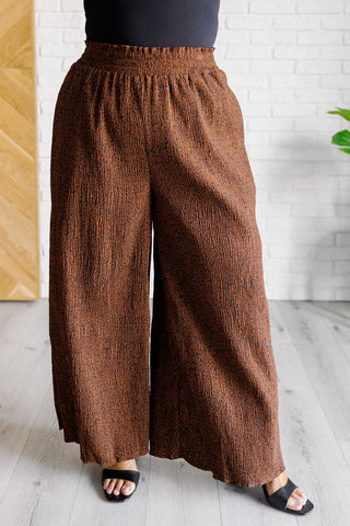 Harmony High Rise Wide Leg Pants in Brown-[option4]-[option5]-[option6]-[option7]-[option8]-Womens-Clothing-Shop