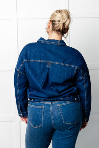 Have We Met Oversized Denim Jacket-[option4]-[option5]-[option6]-[option7]-[option8]-Womens-Clothing-Shop