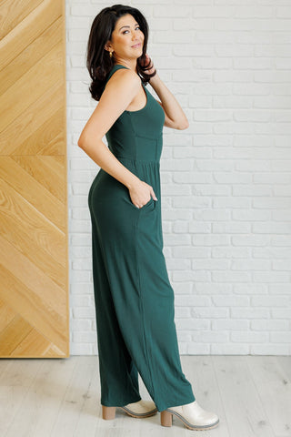 Hilary Wide Leg Jumpsuit in Green-[option4]-[option5]-[option6]-[option7]-[option8]-Womens-Clothing-Shop