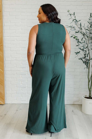 Hilary Wide Leg Jumpsuit in Green-[option4]-[option5]-[option6]-[option7]-[option8]-Womens-Clothing-Shop