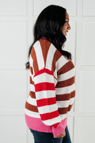 In Your Lane Color Blocked Stripe Sweater-[option4]-[option5]-[option6]-[option7]-[option8]-Womens-Clothing-Shop