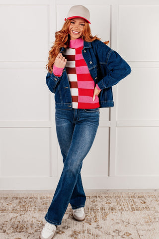 In Your Lane Color Blocked Stripe Sweater-[option4]-[option5]-[option6]-[option7]-[option8]-Womens-Clothing-Shop