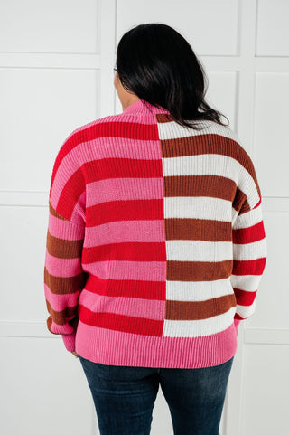 In Your Lane Color Blocked Stripe Sweater-[option4]-[option5]-[option6]-[option7]-[option8]-Womens-Clothing-Shop