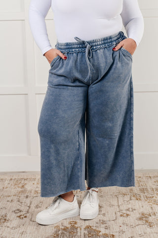 In or Out Wide Leg Cropped Pants in Dusty Blue-[option4]-[option5]-[option6]-[option7]-[option8]-Womens-Clothing-Shop