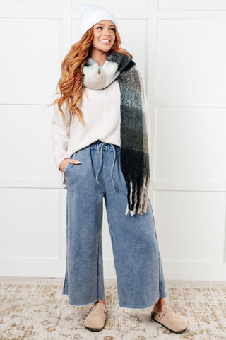 In or Out Wide Leg Cropped Pants in Dusty Blue-[option4]-[option5]-[option6]-[option7]-[option8]-Womens-Clothing-Shop