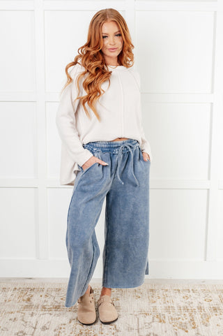 In or Out Wide Leg Cropped Pants in Dusty Blue-[option4]-[option5]-[option6]-[option7]-[option8]-Womens-Clothing-Shop