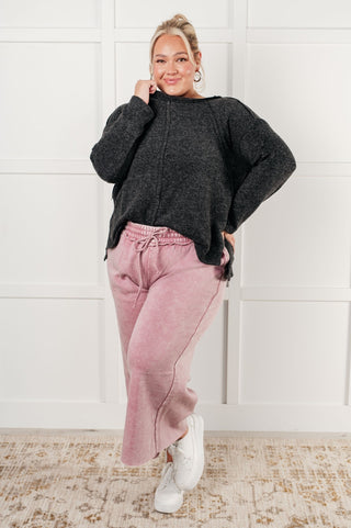 In or Out Wide Leg Cropped Pants in Light Rose-[option4]-[option5]-[option6]-[option7]-[option8]-Womens-Clothing-Shop