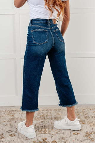 Janice High Rise Button Fly Wide Leg Crop Jeans-[option4]-[option5]-[option6]-[option7]-[option8]-Womens-Clothing-Shop