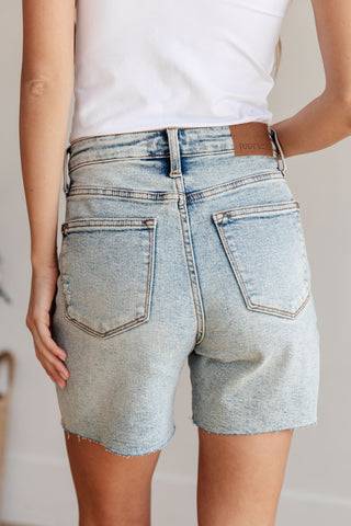 Cindy High Rise Mineral Wash Distressed Boyfriend Shorts-[option4]-[option5]-[option6]-[option7]-[option8]-Womens-Clothing-Shop