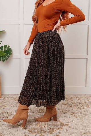 Just What You Wanted Floral Print Pleated Skirt-[option4]-[option5]-[option6]-[option7]-[option8]-Womens-Clothing-Shop